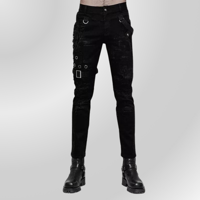 Pantalon Gothique Noir pour Homme PUNK RAVE