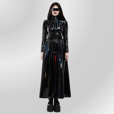 Veste Noire Cyber PUNK RAVE