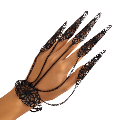 Bracelet Noire Long Doigts